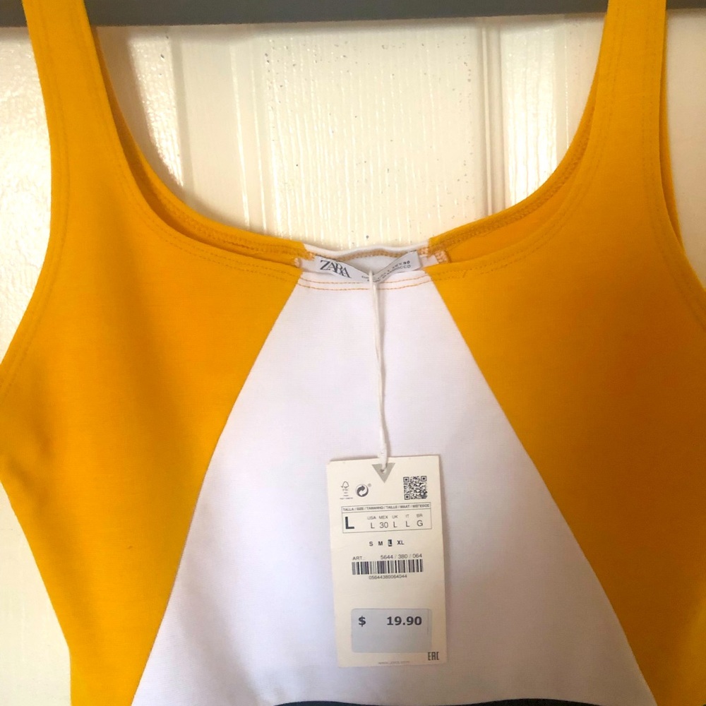 Zara color block dress